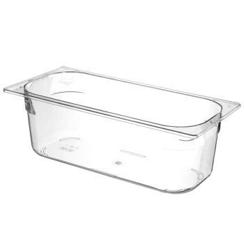 Kuweta pojemnik do lodów z poliwęglanu 360x165x120mm - przezroczysty 5L - HENDI 807026