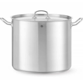 Garnek wysoki Kitchen Line z pokrywką 21 l śr. 320 x 270 h - Hendi 837603
