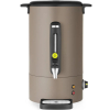 Warnik do wody grzanego wina z kranem tacką ociekową 16 l 1650 W - taupe