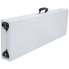 Ławka cateringowa składana biała 1830 x 300 x 430 mm - Hendi 811191