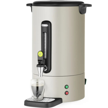 Zaparzacz do kawy z kranem ociekaczem 14 l 1750 W - jasnoszary