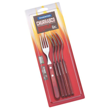 Zestaw widelców do steków pizzy nierdzewne Churrasco GAUCHO zestaw 6 szt.