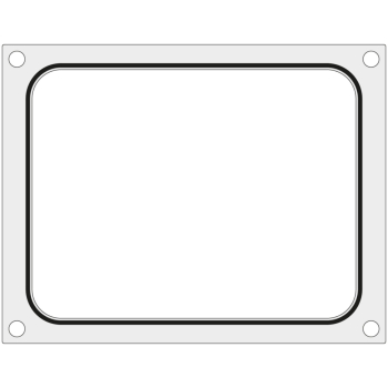Matryca forma do zgrzewarki Hendi na tackę pojemnik bez podziału 227x178 mm - Hendi 805572