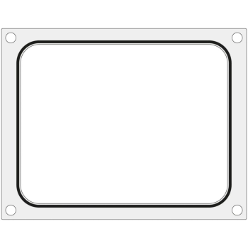 Matryca forma do zgrzewarki Hendi na tackę pojemnik bez podziału 227x178 mm - Hendi 805572