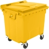 Kontener pojemnik na odpady śmieci komunalne PZH EN 840-2 DIN 1100L - żółty