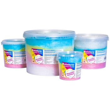 Kolorowa tęczowa wata cukrowa Rainbow Cotton Candy 5L