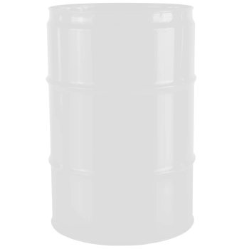Beczka stalowa metalowa TH 60L korki 2 i 3/4 - BIAŁA