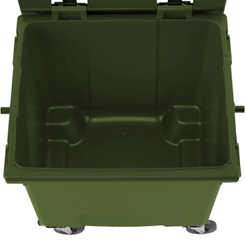 Kontener pojemnik na odpady śmieci komunalne PZH EN 840-2 DIN 1100L - zielony