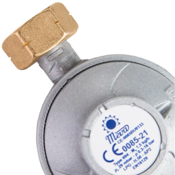 Reduktor ciśnienia gazu do butli gazowej LPG 29mbar 1,5kg/h Typ 694