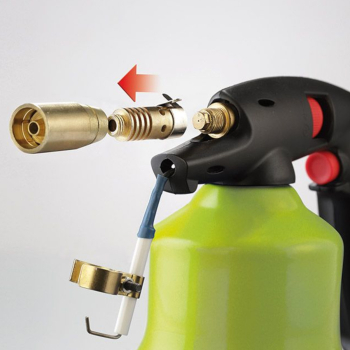 Palnik gazowy lampa lutownicza na gaz TYPHOON z piezo zapalnikiem 1.2kW