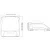Waga kuchenna kontrolna wodoodporna IP68 VALOR 2000 30kg / 5kg - OHAUS V22PWE30T