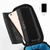 Torba na telefon na ramę rowerową na ramę pokrowiec na telefon do 6.5 cala 1.5L czarny