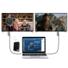 Przejściówka adapter USB Typ C - HDMI 4K + USB Typ C PD do MacBook PC 1.8m szary