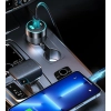 Szybka ładowarka samochodowa 130W 2xUSB-C + USB-A czarny