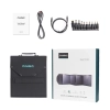 Ładowarka solarna słoneczna 100W składana USB-C 2xUSB PD QC czarna