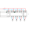 Inteligentny przełącznik miernik zużycia prądu mocy WiFi Ethernet SPM-4Relay