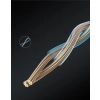 Płaski patchcord kabel przewód sieciowy Ethernet RJ45 Cat 6 UTP 1000 Mbps 0,5m