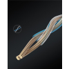 Płaski patchcord kabel przewód sieciowy Ethernet RJ45 Cat 6 UTP 1000 Mbps 5m