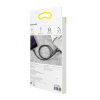 Wytrzymały elastyczny kabel przewód USB Iphone Lightning QC3.0 2.4A 1M czarno-czerwony