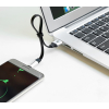 Płaski kabel przewód USB USB-C z uchwytem 2A 23CM czarny