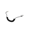 BA01 odbiornik dźwięku Bluetooth 5.0 kabel adapter audio AUX jack czarny