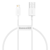 Superior kabel przewód USB Iphone Lightning 2.4A 25cm Biały