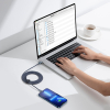 Kabel przewód do szybkiego ładowania i transferu danych USB-C Iphone Lightning 20W 2m czarny