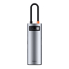 Multifunkcjonalny HUB USB 7w1 Typ C HDMI czytnik kart TF PD szary