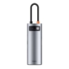 Multifunkcjonalny HUB USB 7w1 Typ C HDMI czytnik kart TF PD szary