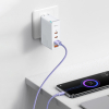 Kabel przewód do szybkiego ładowania i transferu danych USB USB-C 100W 1.2m fioletowy