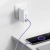 Kabel przewód do szybkiego ładowania i transferu danych USB USB-C 100W 1.2m fioletowy