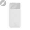 Bipow powerbank z szybkim ładowaniem 30000mAh kabel USB-A microUSB 0.25m biały
