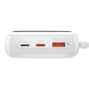 Powerbank z szybkim ładowaniem 20000mAh 22.5W QC-PD-SCP-FCP kabel USB-C biały