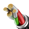 Glimmer Series kabel USB-A Iphone Lightning 480Mb-s 2.4A 2m czarny