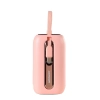Powerbank 10000mAh Colorful Series 22.5W z kablami USB-C i Iphone Lightning różowy