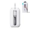 Powerbank 10000mAh Colorful Series 22.5W z kablami USB-C i Iphone Lightning biały
