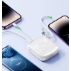 Powerbank 10000mAh Jelly Series 22.5W kabel Iphone Lightning biały