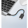 Adapter przejściówka kabel OTG z USB 3.0 na USB-C - czarny