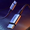 Kabel przewód USB-C - USB-C Power Delivery Quick Charge 1m - szary