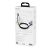 Kabel przewód do iPhone USB-C - Lightning szybkie ładowanie 20W 2m - cały czarny