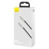 Przewód kabel USB-C - USB-C Cafule Metal Data Power Delivery 100W 1m - czarny