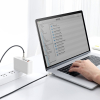 Przewód kabel USB-C - USB-C Cafule Metal Data Power Delivery 100W 2m - czarny