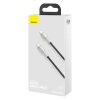 Przewód kabel USB-C - USB-C Cafule Metal Data Power Delivery 100W 2m - czarny