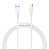 Kabel przewód Superior USB - USB-C 66W 6A 1m - biały