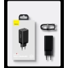 Szybka uniwersalna ładowarka sieciowa GaN3 PRO 2x USB-C / USB + kabel USB-C 65W - biały