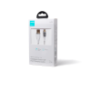 Kabel przewód z inteligentnym wyłącznikiem USB-A - iPhone Lightning 1.2m - biały