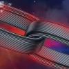 Kabel przewód płaski SATA 1.0-3.0 do 5Gb/s 0.5m - czarny