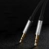 Kabel przewód audio AUX mini jack 3.5mm 1m - czarny