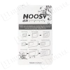 Zestaw adapterów do kart nano micro SIM Noosy + kluczyk biały