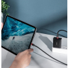 Cafule nylonowy kabel przewód USB-C Power Delivery 2.0 100W 20V 5A 2m szary